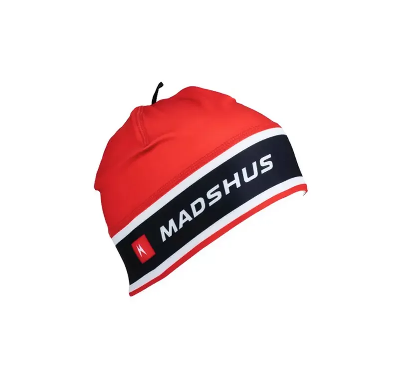 Madshus Race Beanie in Black/Red